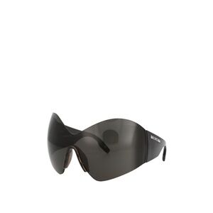Balenciaga Dark Black Oversized Women's Sunglasses